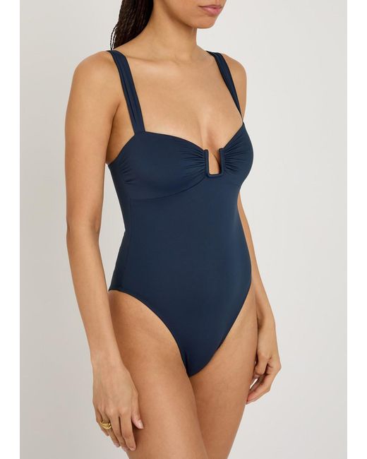 Away That Day Blue Cannes Swimsuit