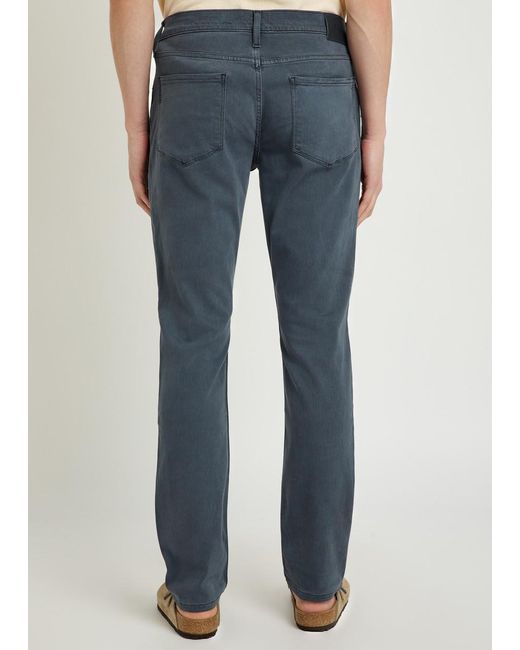 PAIGE Blue Federal Slim Straight-Leg Jeans for men