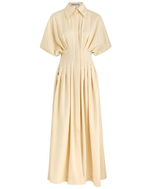 Palmer//Harding Natural Courage Cotton Maxi Shirt Dress