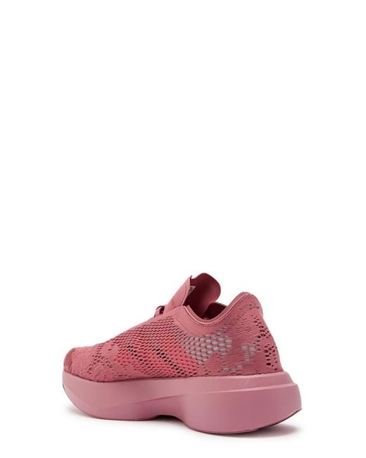 Stella McCartney Pink Adidas X Adizero Mesh-Knit Sneakers