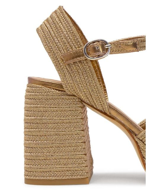 Castaner Valle Metallic Platform Sandals