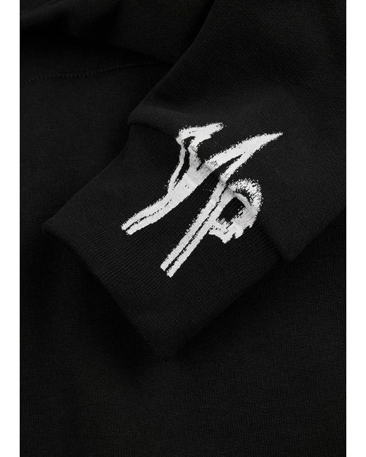Moncler Genius Black 6 1017 Alyx 9sm Logo Hooded Jersey Sweatshirt for men