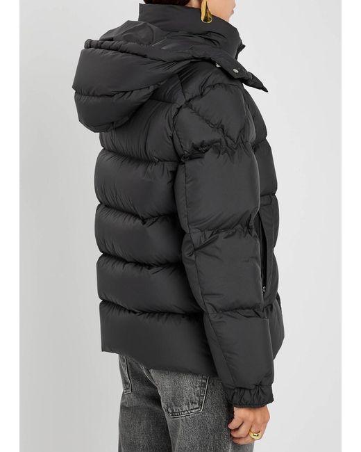 Moncler Black Maya 70 Hooded Quilted Shell Jacket
