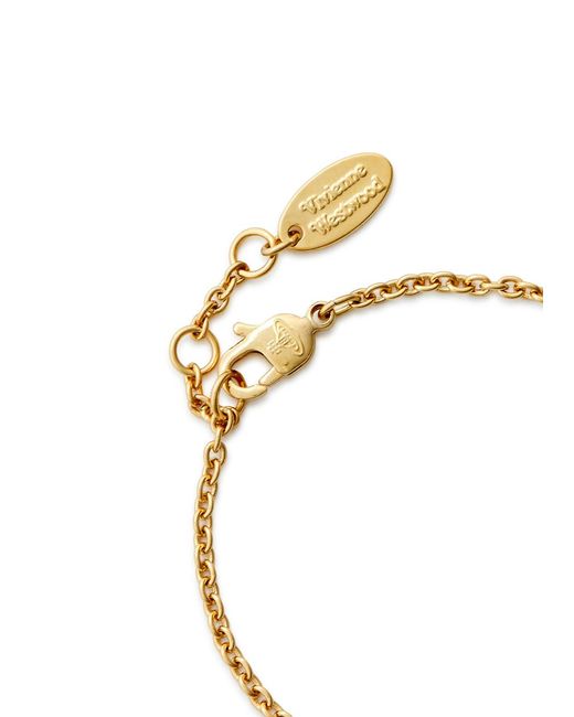 Vivienne Westwood Metallic Mini Bas Relief Orb Bracelet