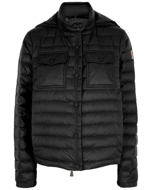 3 MONCLER GRENOBLE Black Day-namic Vinzier Quilted Shell Jacket