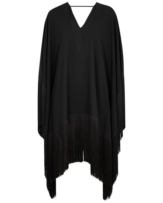‎Taller Marmo Black Very Ross Fringe-trimmed Dress