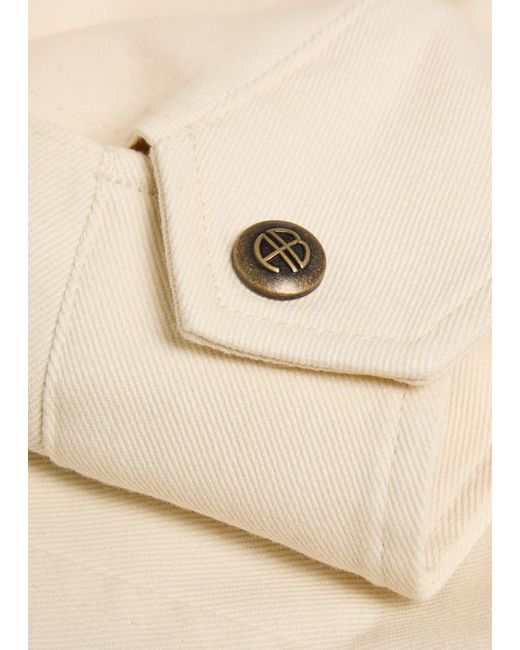 Anine Bing Natural Holden Twill Jacket