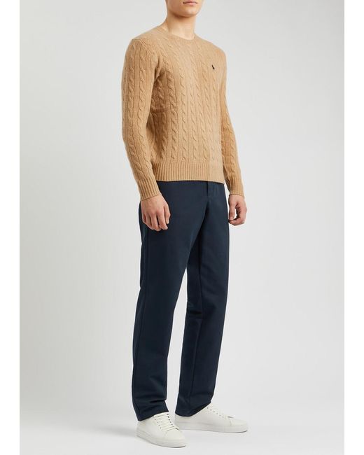 Polo Ralph Lauren Natural Cable-knit Wool-blend Jumper for men