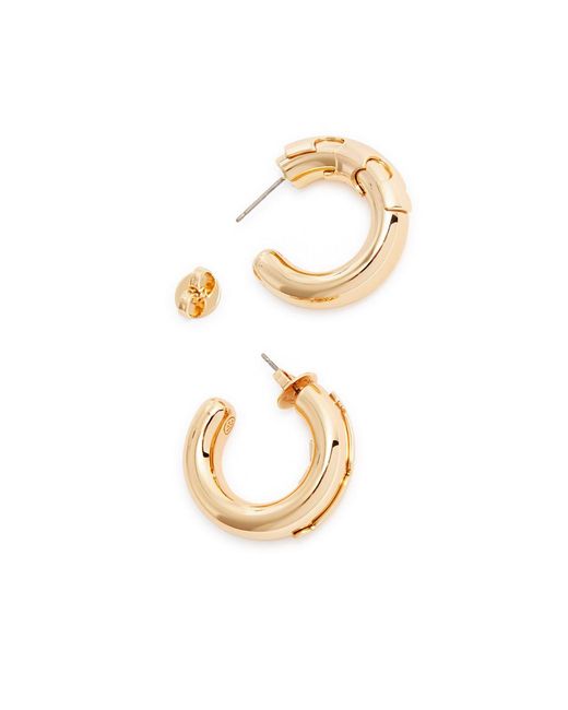 Tory Burch Metallic Essential 18kt -plated Hoop Earrings