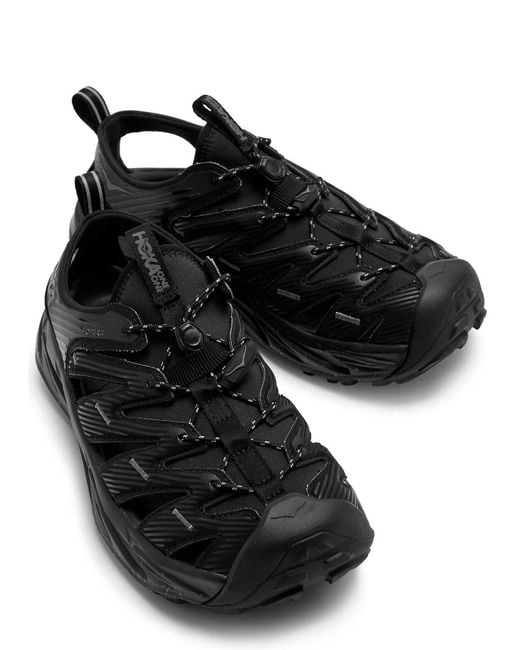 Hoka One One Black Hopara Cut-Out Neoprene Sneakers
