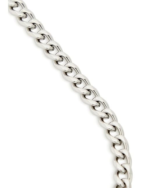 CERNUCCI White Polished Curb Chain Necklace for men