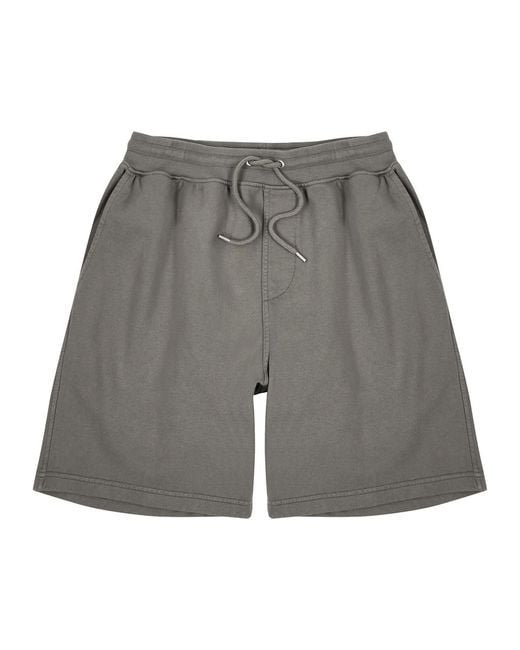 COLORFUL STANDARD Gray Cotton Shorts for men