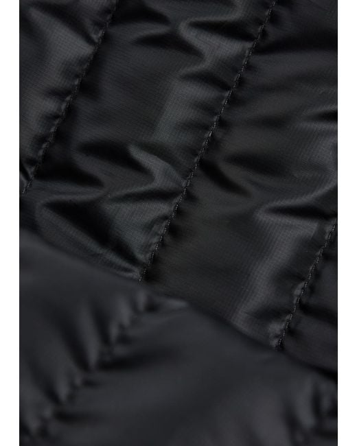 Canada Goose Black Aethera Padded Hooded Shell Jacket