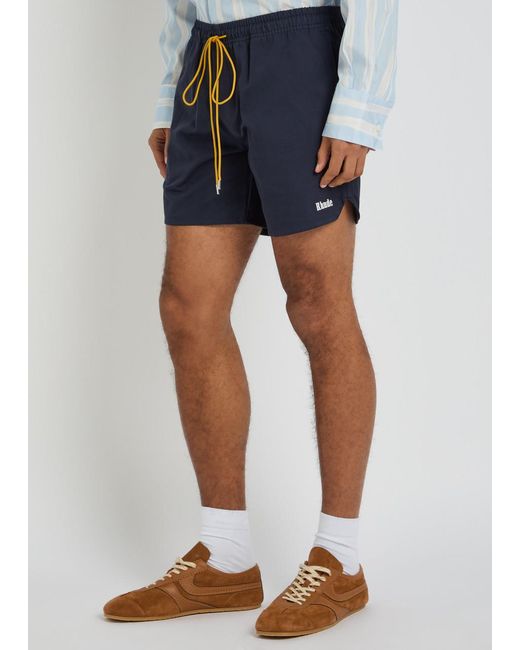 Rhude Blue Moonlight Classic Shorts for men