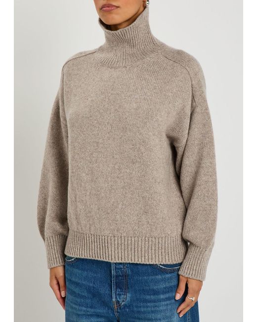 Khaite Natural Willem Ribbed Cashmere Jumper