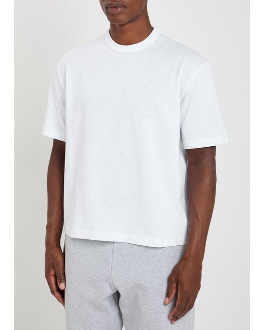 MKI Miyuki-Zoku White Slub Cotton T-Shirt for men