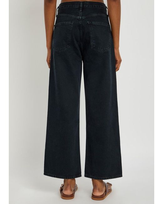 Agolde Blue Ren Wide-Leg Jeans