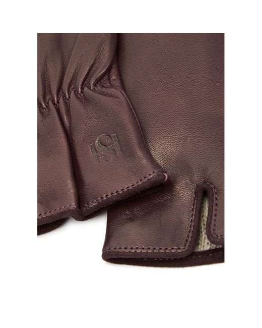 Handsome Stockholm Brown Essentials Leather Gloves