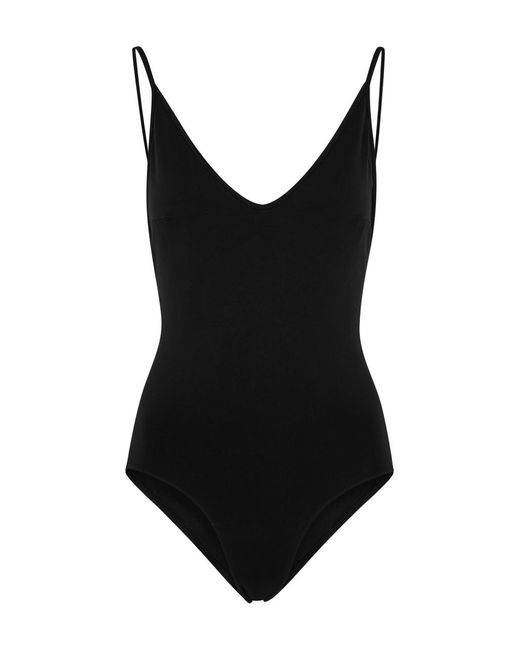 Prism Black Flawless Stretch-jersey Bodysuit