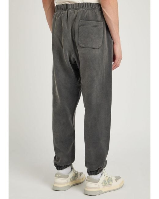 SAINT Mxxxxxx Blue Angel Of Death Printed Cotton Sweatpants for men