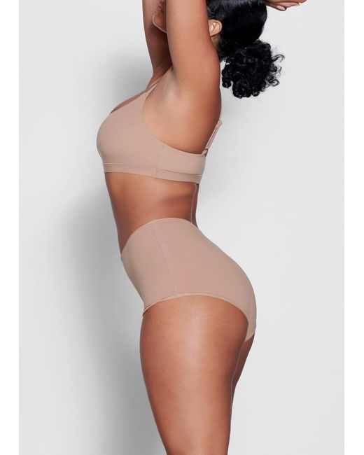 Skims Natural Stretch-Jersey Boy Shorts