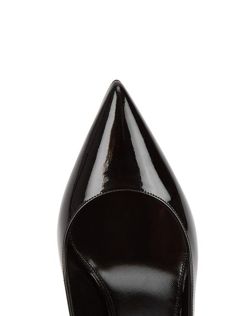 Saint Laurent Black Opyum 110 Patent Leather Slingback Pumps