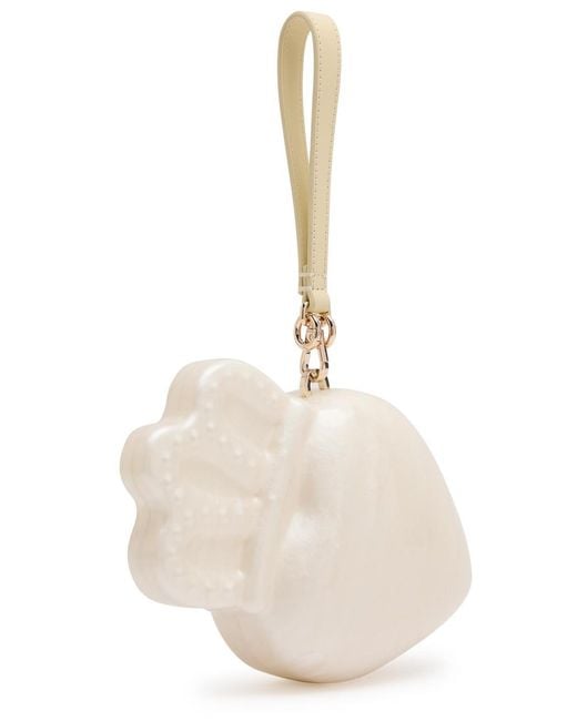 Simone Rocha Natural Claddagh Faux- Cross-Body Bag