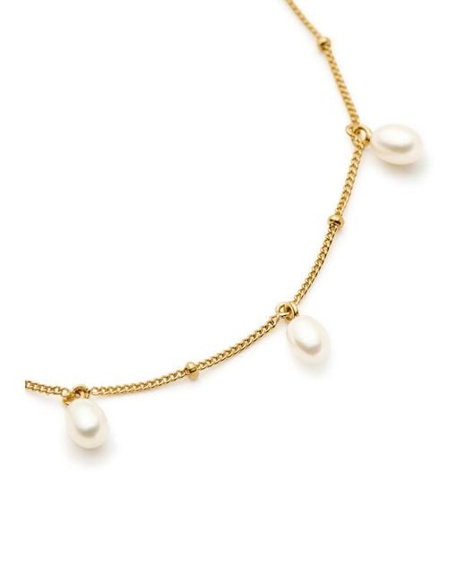 Missoma Metallic Pearl Baya 18K-Plated Charm Bracelet