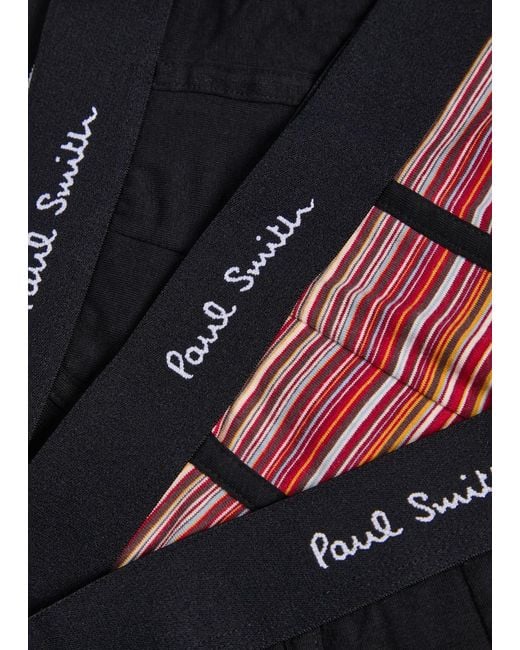 Paul Smith Black Stretch-Cotton Trunks for men