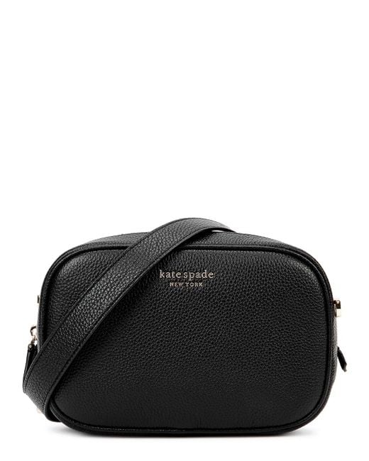 Kate Spade Astrid Medium Black Leather Camera Bag Lyst