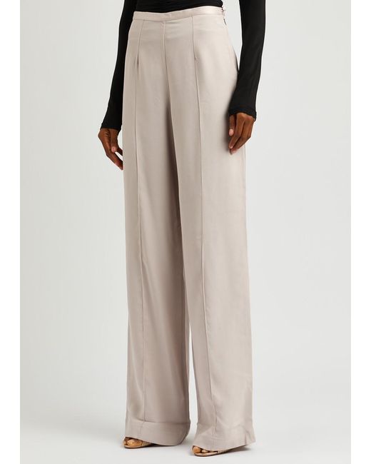 ‎Taller Marmo Metallic Marlene Wide-leg Trousers