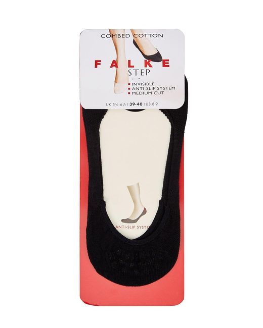 Falke Black Step Cotton-blend Trainer Socks