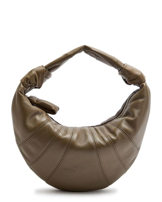 Lemaire Mini Fortune Croissant Leather Shoulder Bag in Metallic | Lyst