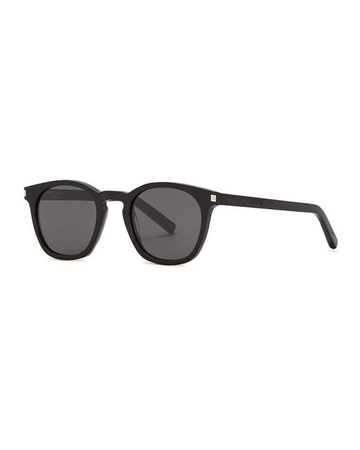 Saint Laurent Black Sl28 Wayfarer-Style Sunglasses, Sunglasses for men