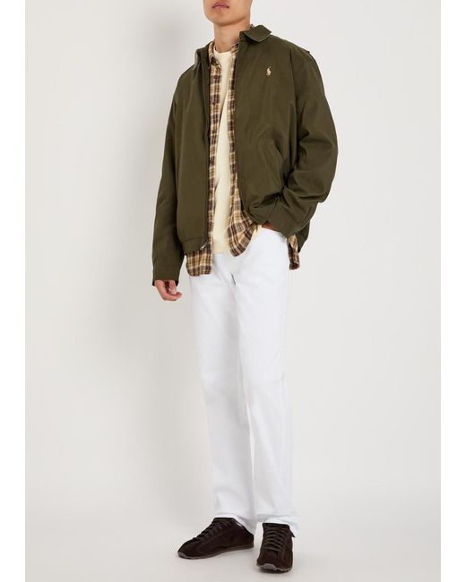 PAIGE White Normandie Slim Straight-Leg Jeans for men