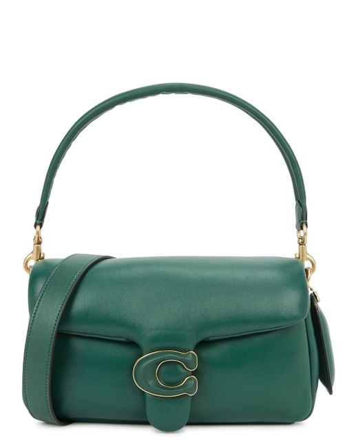 COACH Green Pillow Tabby 26 Leather Shoulder Bag