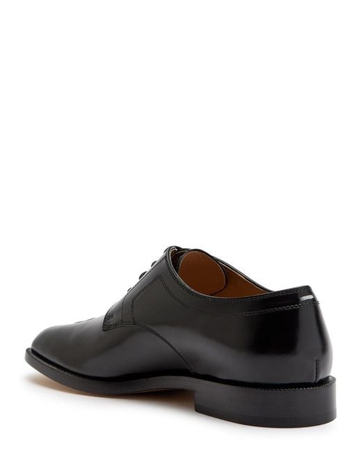 Maison Margiela Black Tabi Leather Pumps