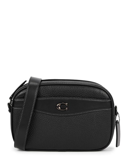 COACH Grained Leather Camera Bag in Black Lyst