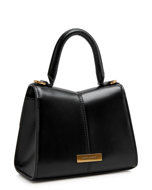 Marc Jacobs Black The St Marc Mini Leather Top Handle Bag
