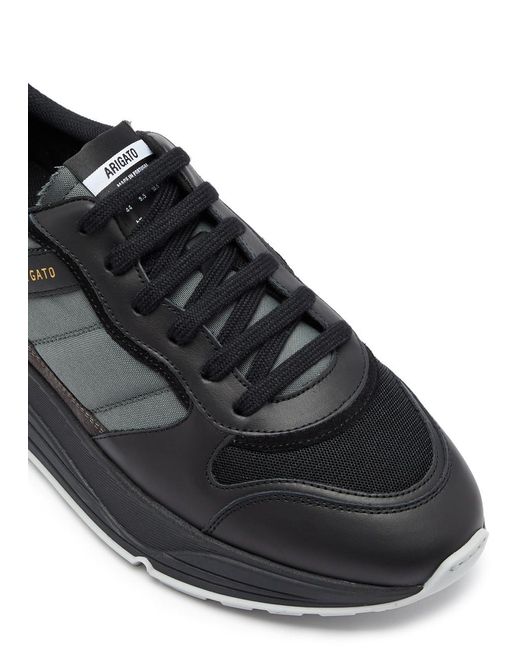 Axel Arigato Black Rush Panelled Canvas Sneakers for men