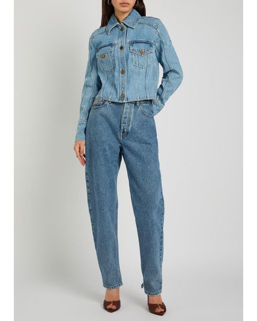 Balmain Blue Denim Jackets