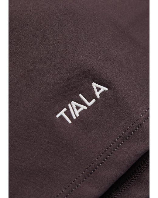 Tala Purple Dayflex V-Neck Stretch-Jersey Vest