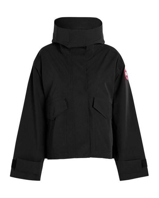 Canada Goose Black Tofino Hooded Rain Jacket