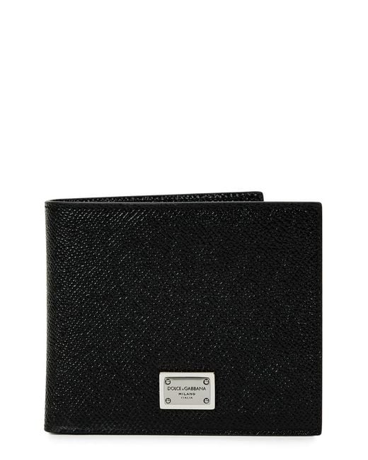Dolce & Gabbana Black Leather Wallet for men