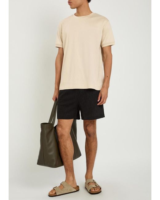 Raith Natural Crew-Neck Cotton T-Shirt for men