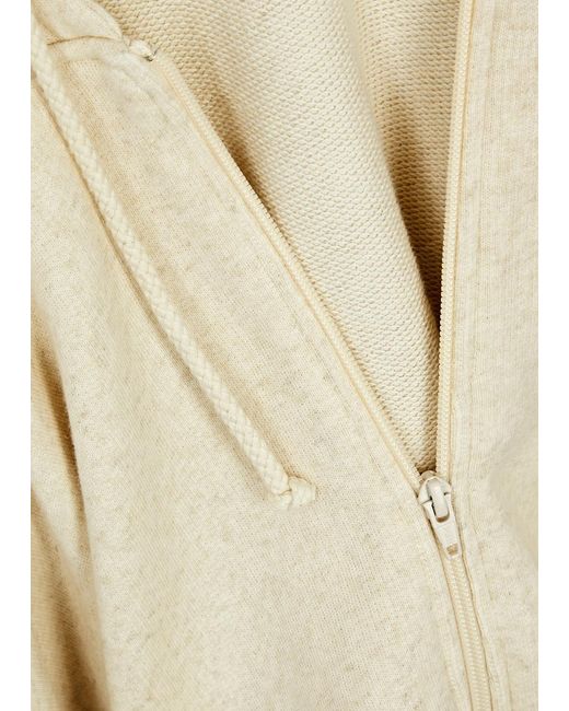 American Vintage Natural Itonay Hooded Cotton-blend Sweatshirt
