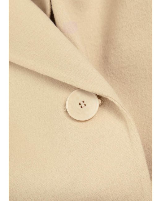 Joseph Natural Rollet Wool And Cashmere-Blend Trench Coat