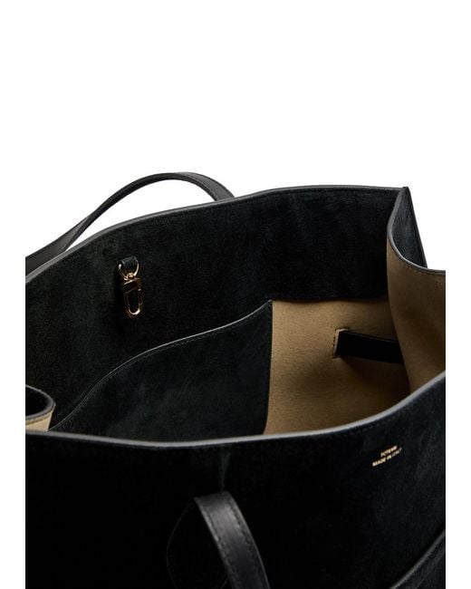 Totême  Black Day Suede Tote
