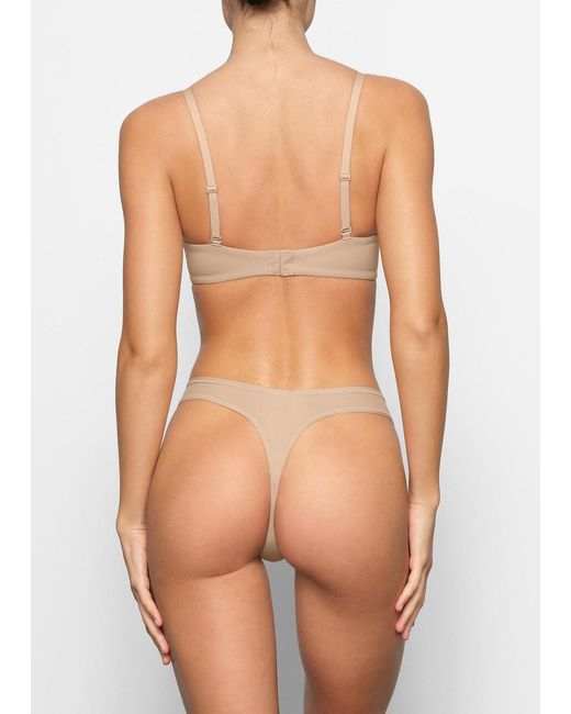 Skims Natural Stretch-Jersey Push-Up Bra