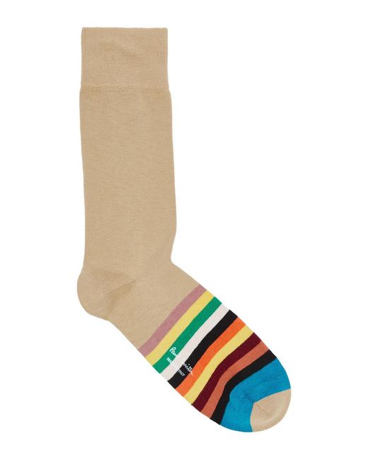 Paul Smith White Carter Cotton-blend Socks for men